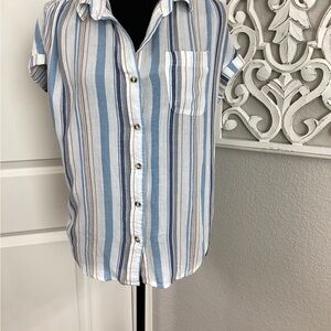 Jaipur Striped Button-Up Shirt